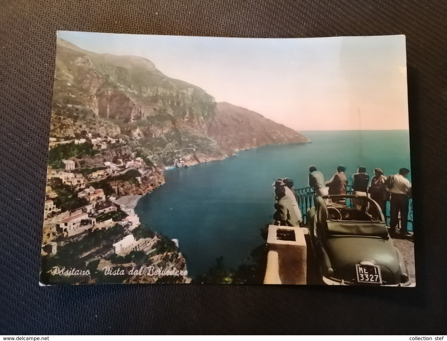 CARTOLINA ANTICA-POSITANO-SALERNO-VISTA DAL BELVEDERE-'900 - Altri & Non Classificati