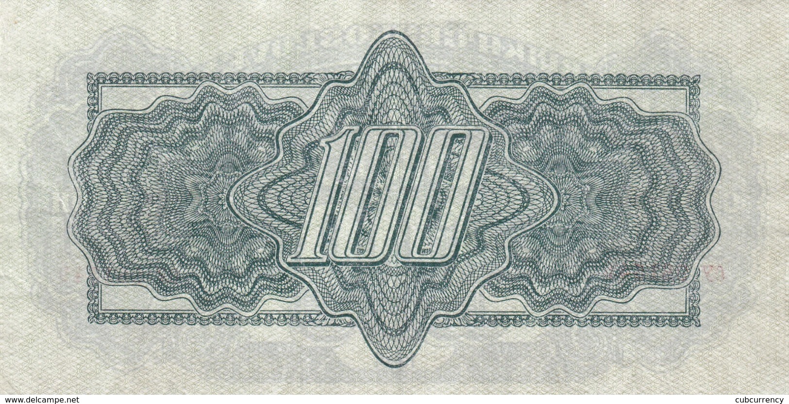 Czechoslovakia 100 Korun 1944 Serie OV (CV?) UNPERFORATED - Czechoslovakia