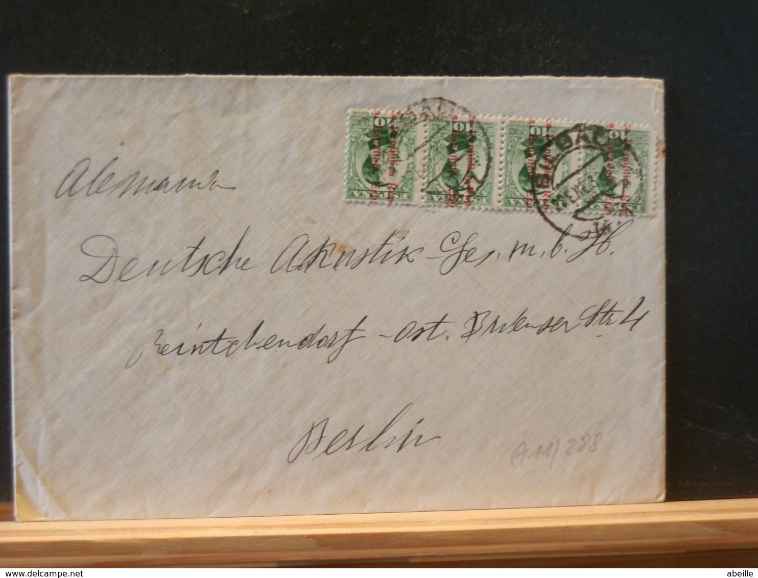 A11/288   LETTRE POUR BERLIN 1931 - Briefe U. Dokumente