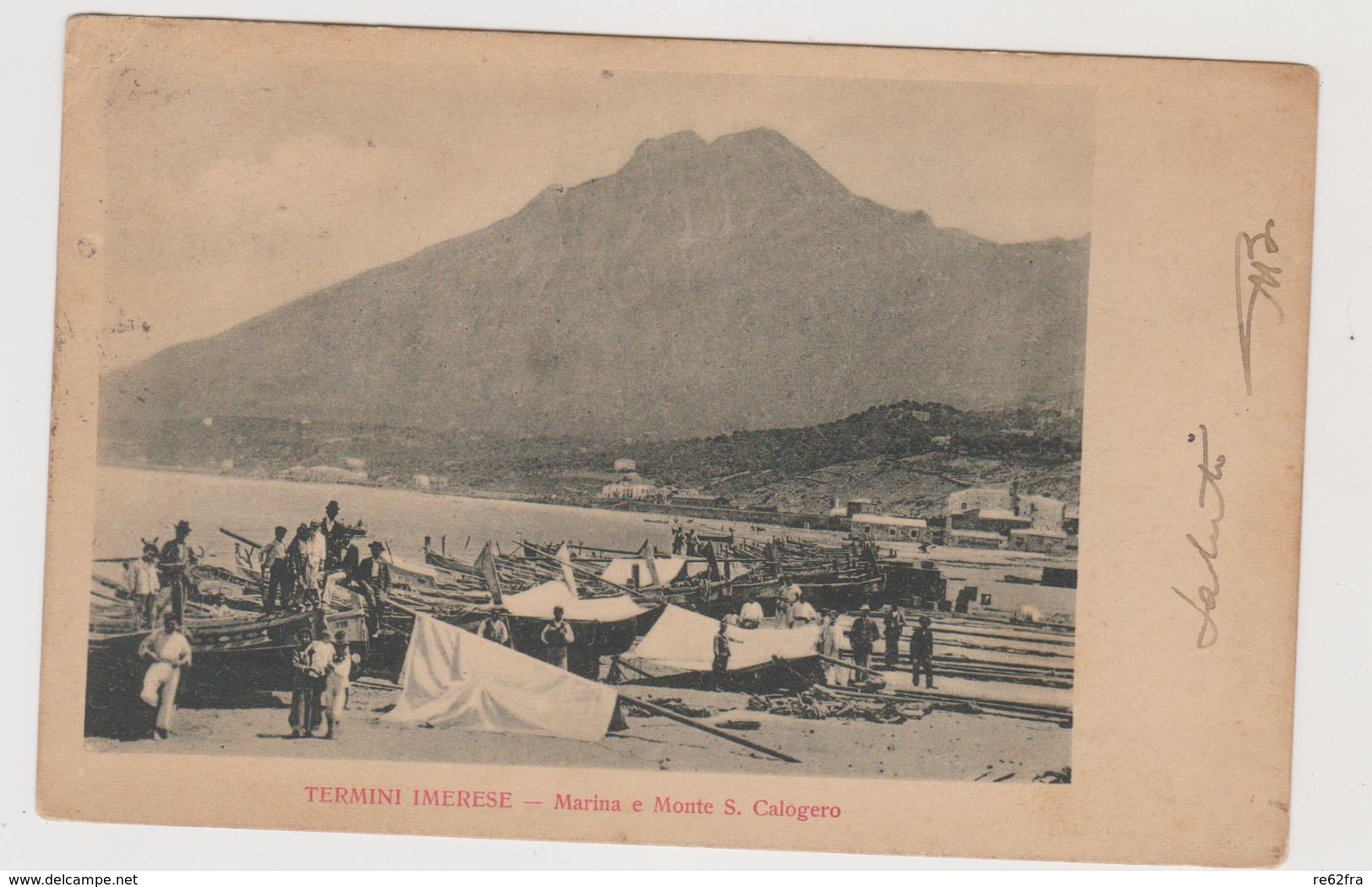 Termini Imerese (PA) Marina E Monte S. Calogero  - F.p.- Fine '1800/ Inizi '1900 - Palermo