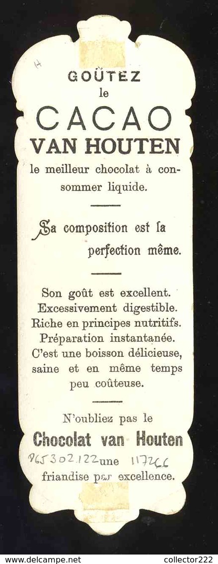 Chromo Cacao Et Chocolat Van Houten. Enfants, Poupée. Marque Page (117266) - Van Houten