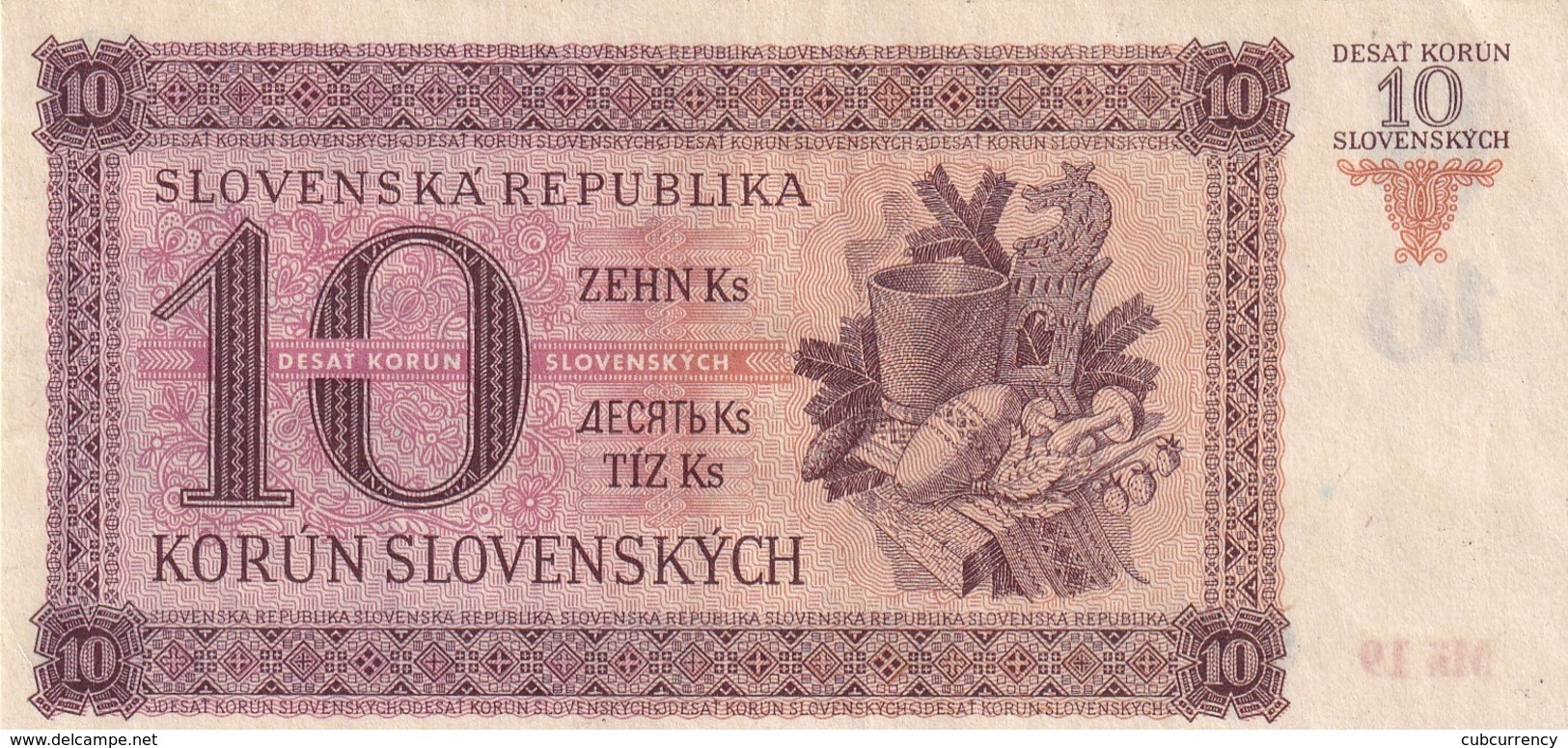 Czechoslovakia Slovakia 10 Korun Unperforated   EF/aUNC++ - Czechoslovakia