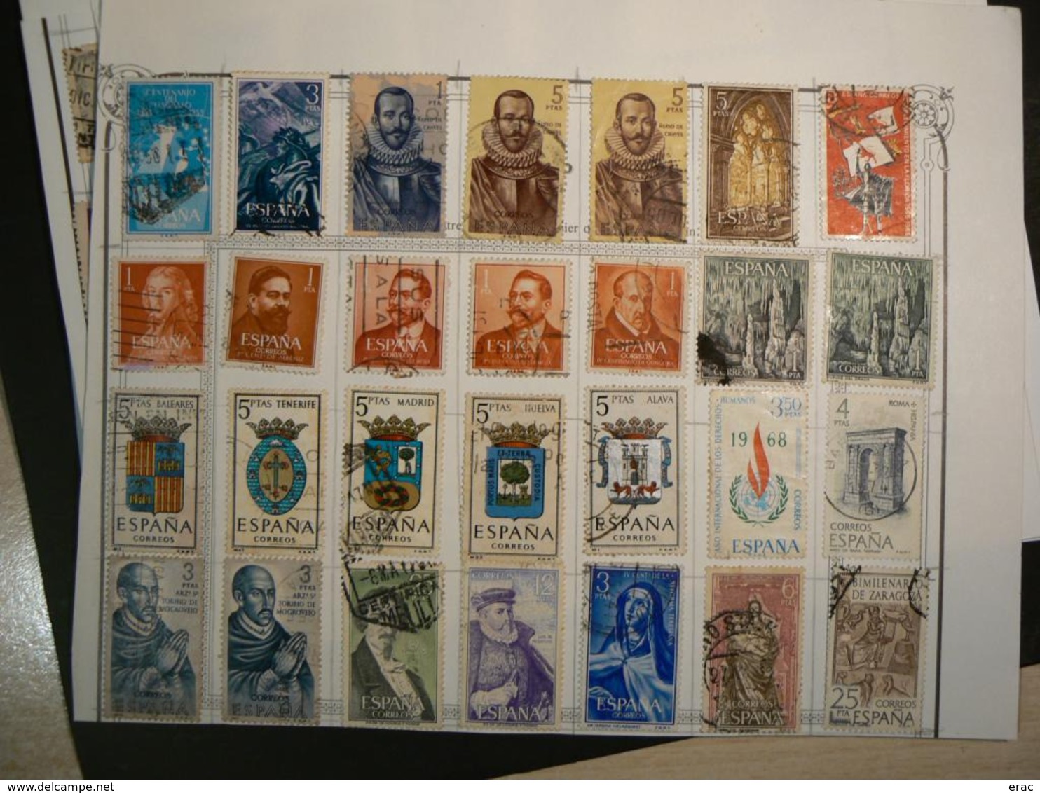 ESPAGNE - Timbres anciens oblitérés