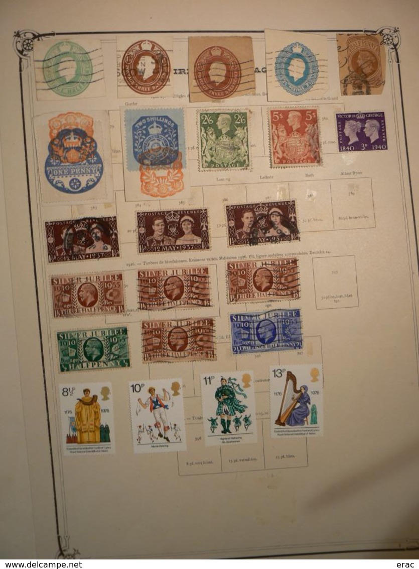 GRANDE-BRETAGNE - Timbres Anciens Oblitérés - Collections (sans Albums)