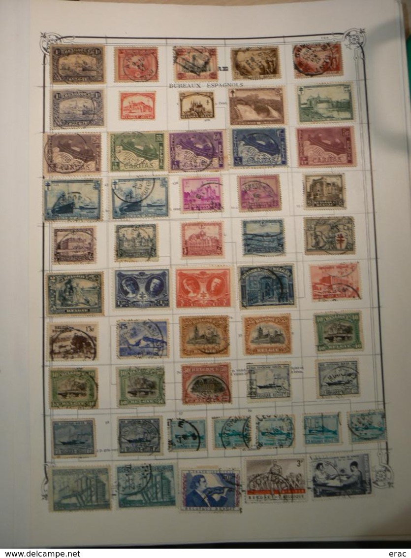 BELGIQUE - Timbres anciens oblitérés