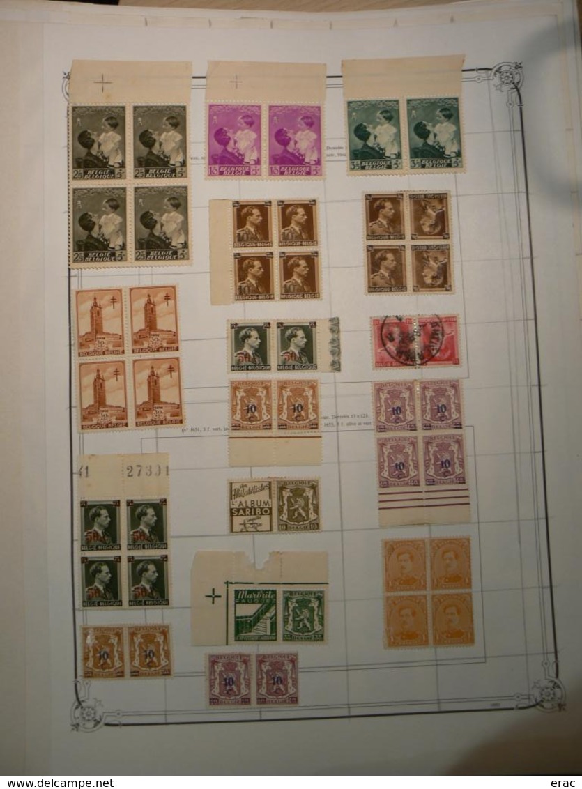 BELGIQUE - Timbres anciens oblitérés