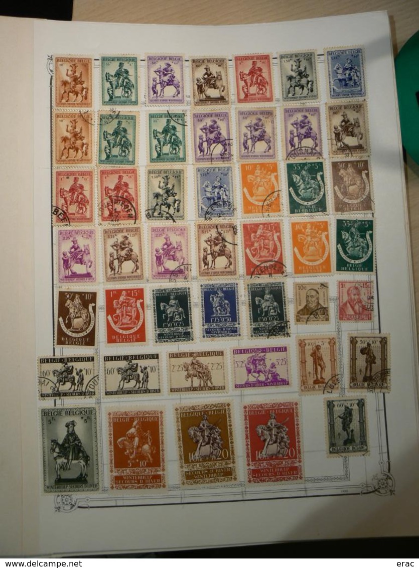 BELGIQUE - Timbres anciens oblitérés