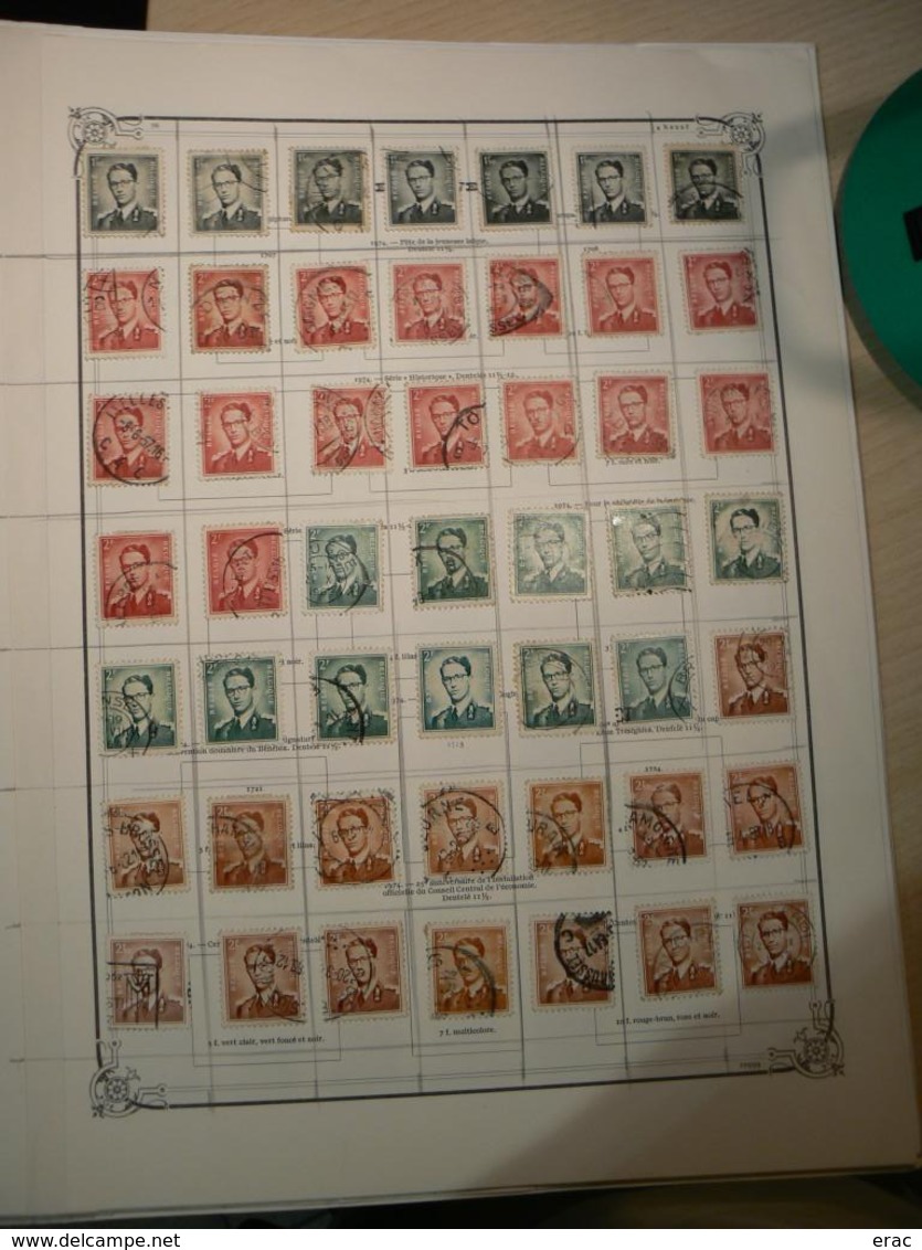 BELGIQUE - Timbres anciens oblitérés