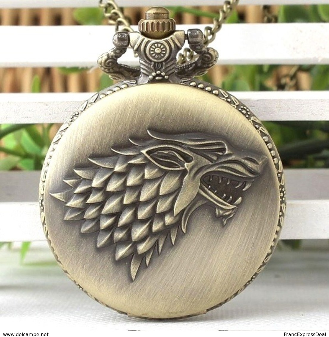 Montre Gousset NEUVE ! ( Pocket Watch ) - GOT Game Of Thrones Maison Stark ( A2 ) - Montres Gousset