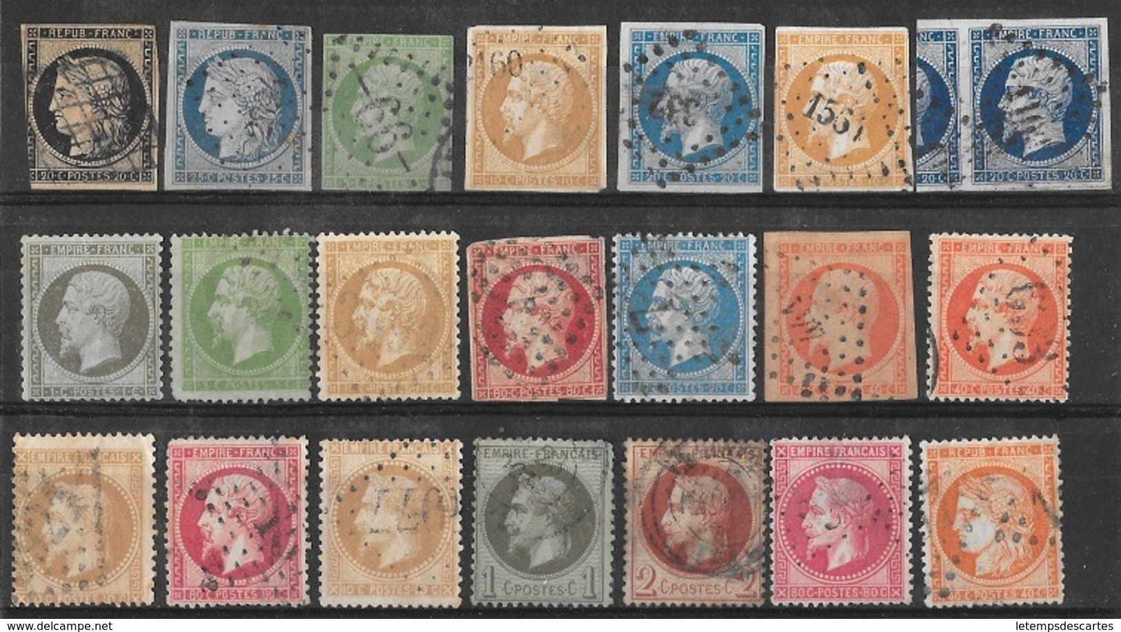 T 00700 - France, Petit Lot Intéressant De Timbres Anciens - Other & Unclassified