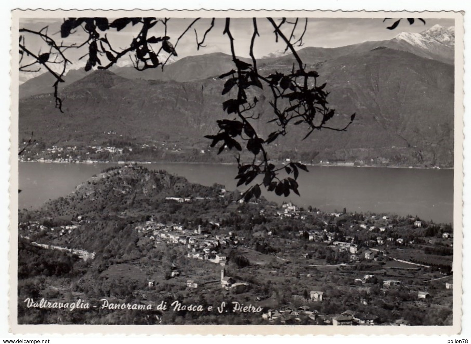 VALTRAVAGLIA - PANORAMA DI NASCA E S. PIETRO - LUINO - VARESE - Luino