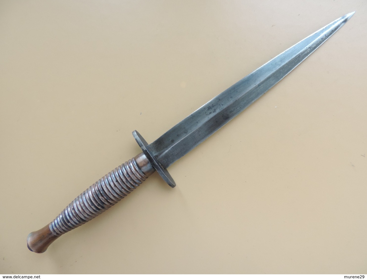 Dague FS 3th Pattern, Originale GB WW2, Avec Broad Arrow Et India Stores. - Knives/Swords
