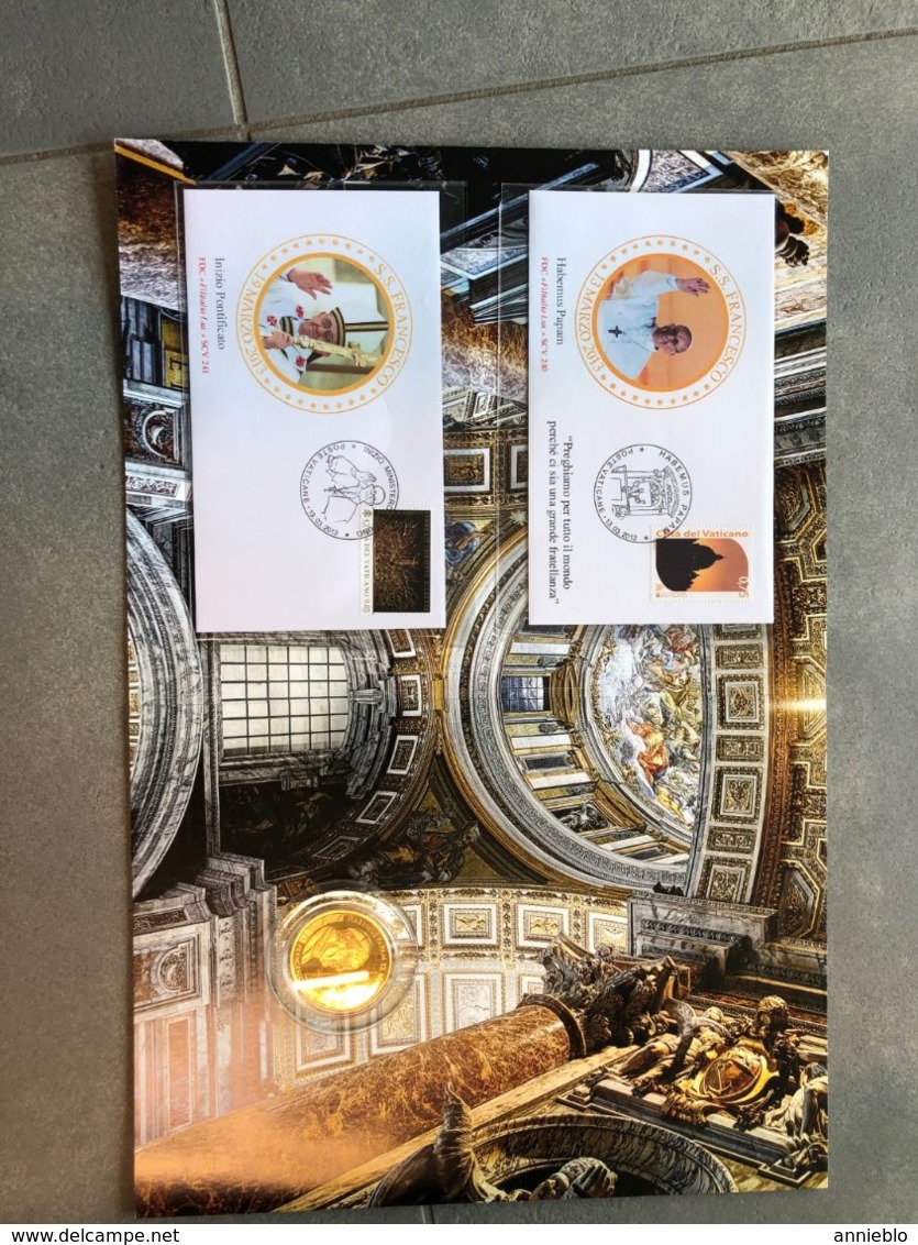 FIRST DAY COVERS AND COMMEMORATIVE ISSUES - VATICAN HISTORY - 2013