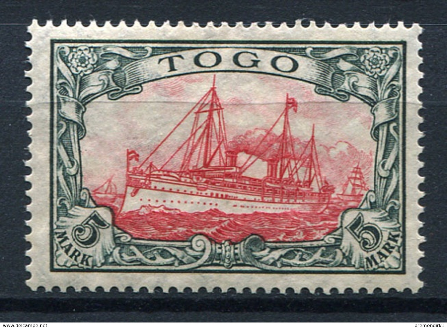 44406) DT. KOLONIEN Togo # 23 Gefalzt Aus 1909, 28.- € - Togo