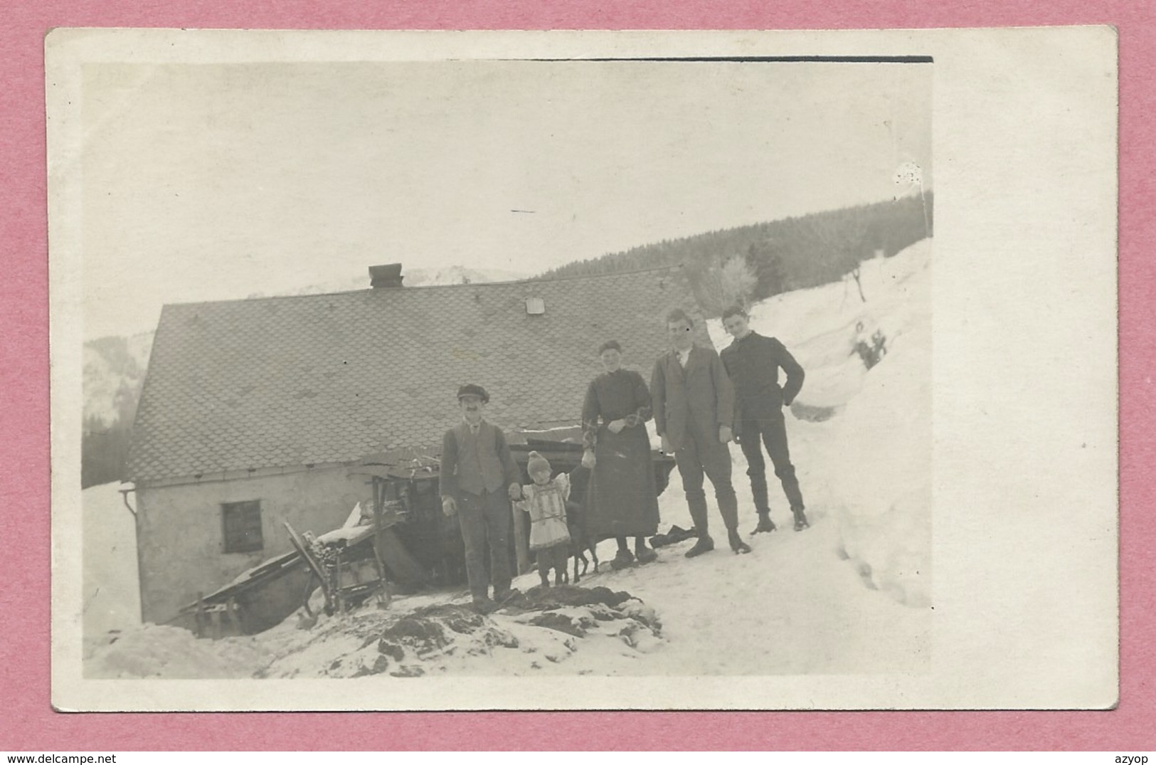 68 - Hautes Vosges - Carte Photo à Localiser - Ferme Auberge - Propriétaires ? - Vallée De MUNSTER ? - Vallée De THANN ? - Autres & Non Classés