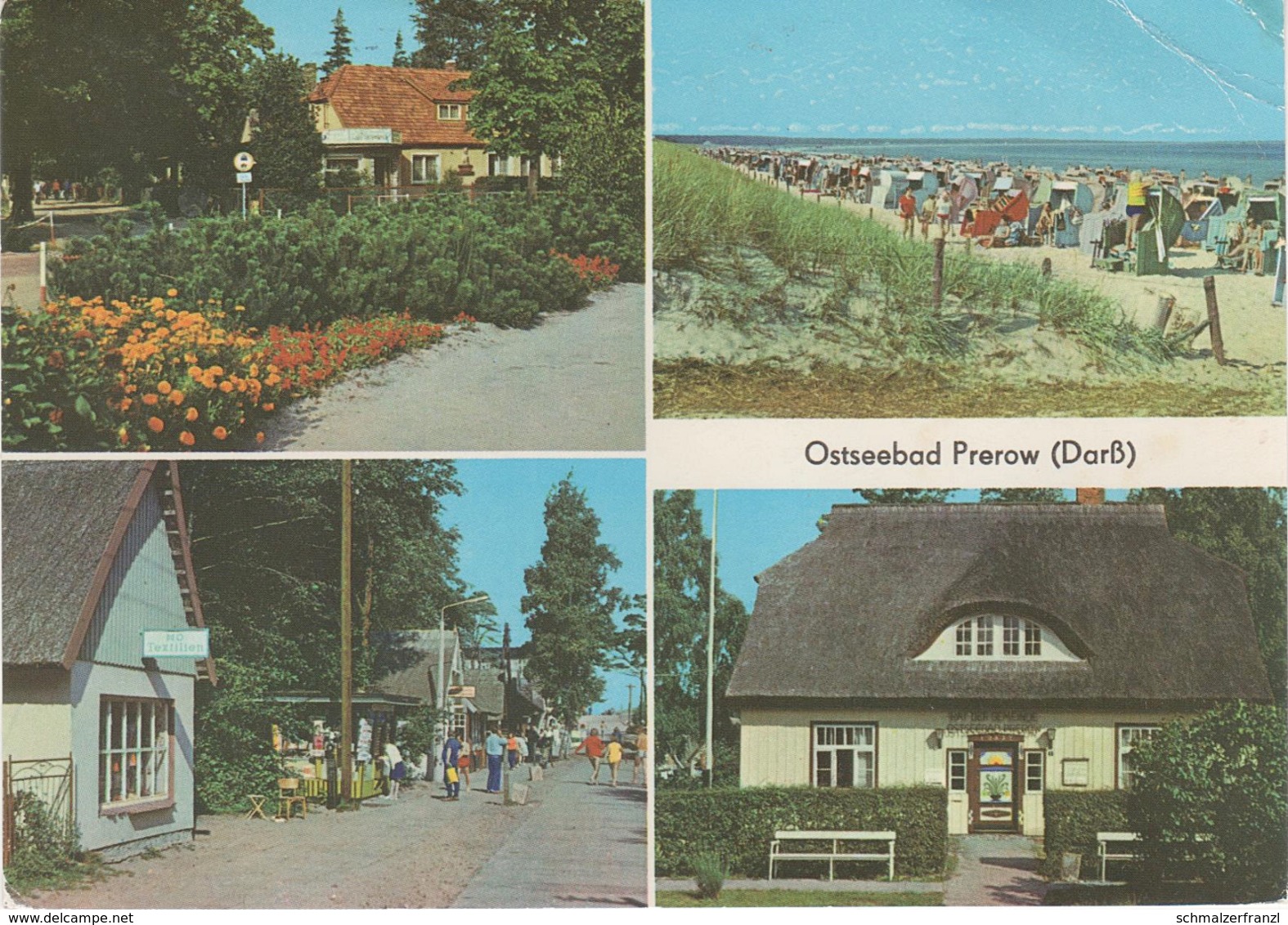 AK Ostseebad Prerow Cafe Strandeck Strandstraße Rat Der Gemeinde Ribnitz Damgarten Zingst Wieck Barth Fischland Darß DDR - Fischland/Darss