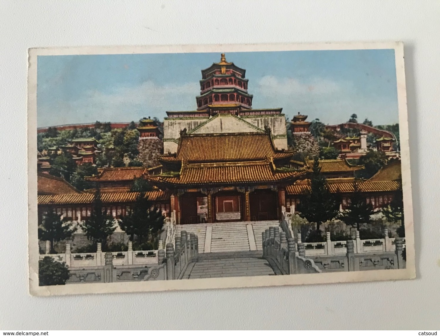 Carte Postale Ancienne (années 30) Summer Palace, Mainbuildings, Peking - Chine