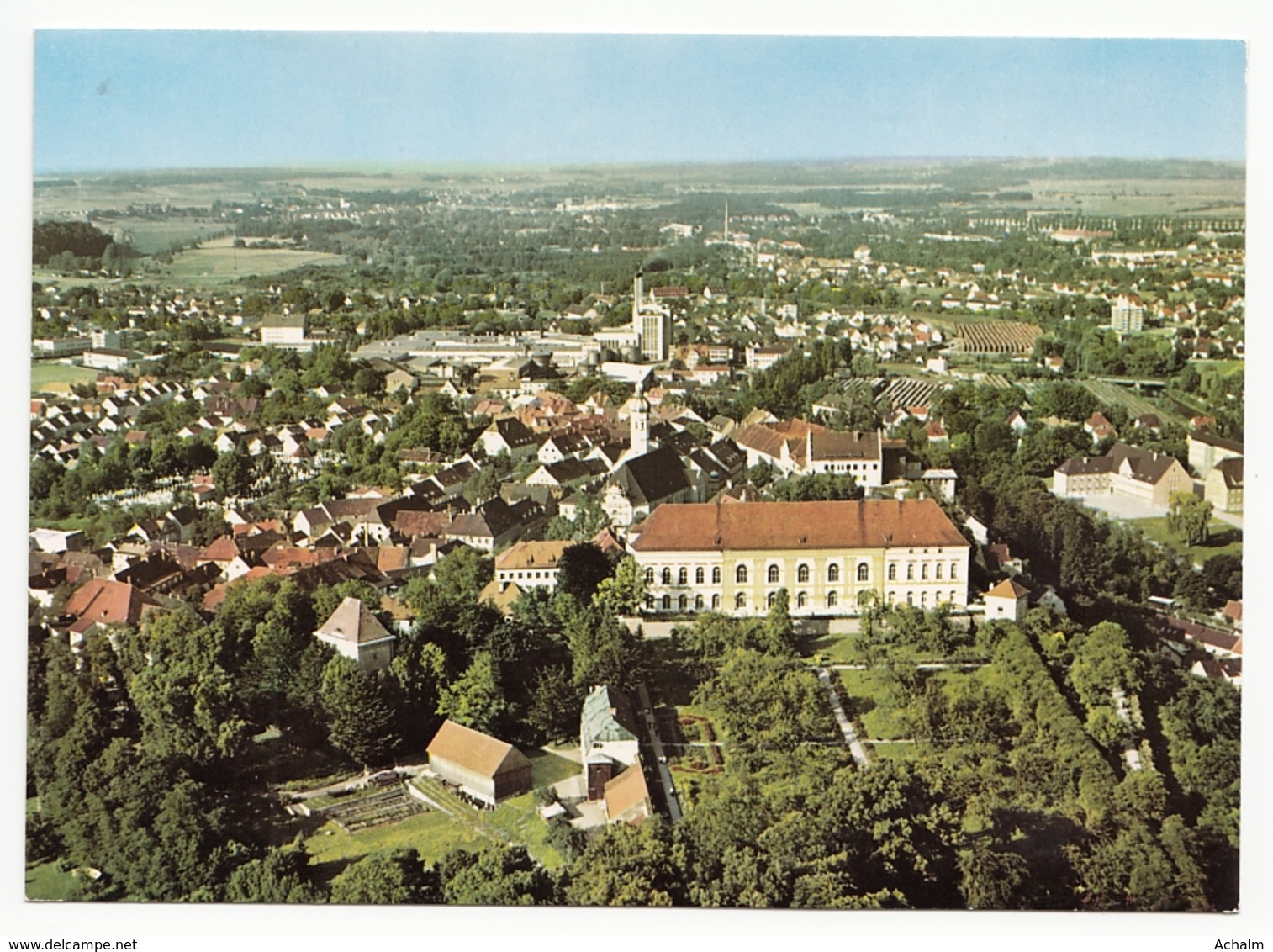 Dachau - Blick Auf Die Stadt Mit Schloss - Luftaufnahme - Dachau