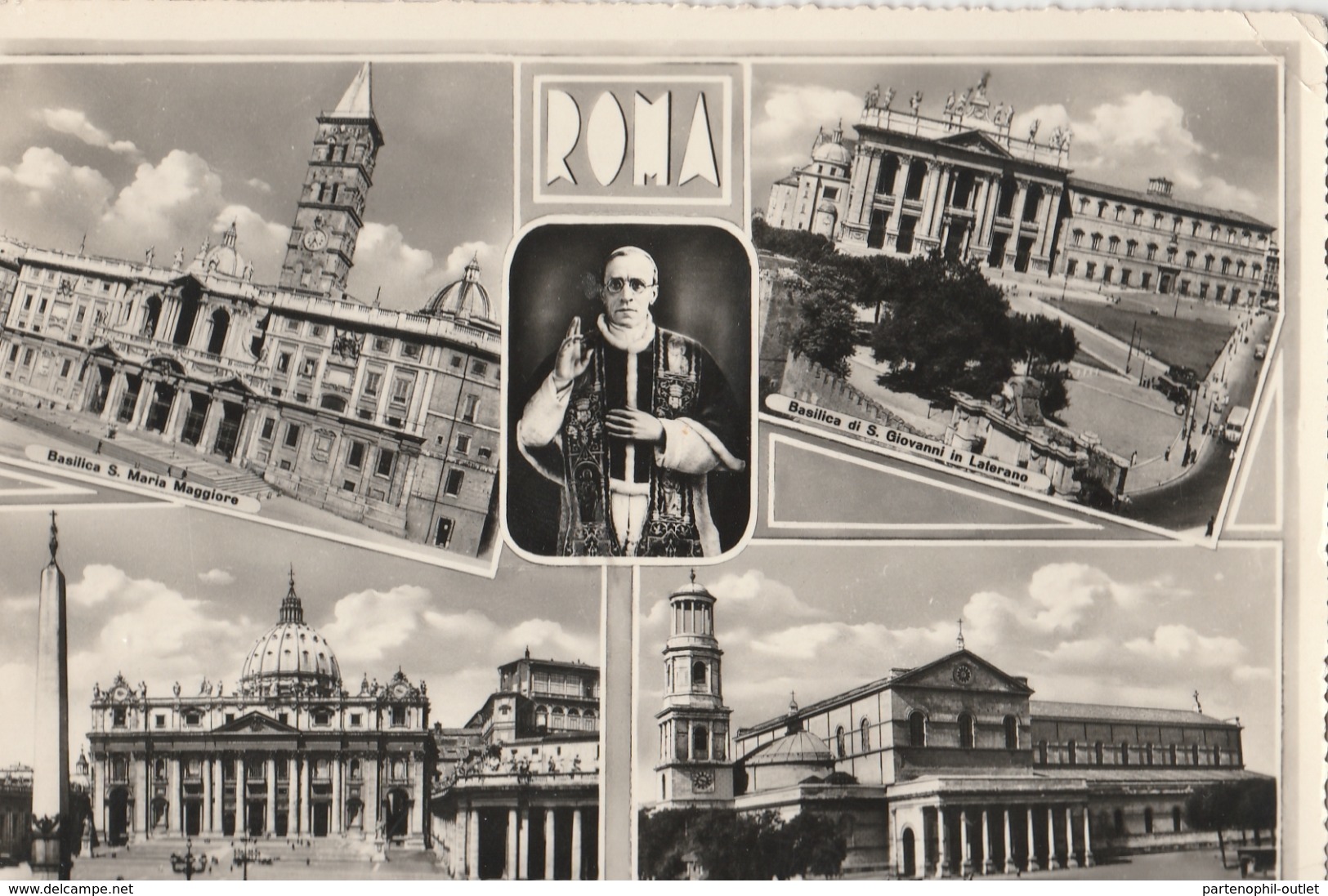 Cartolina - Postcard / Viaggiata - Sent/   Roma, Saluti Da Roma.  ( Gran Formato ) Anni 50° - San Pietro