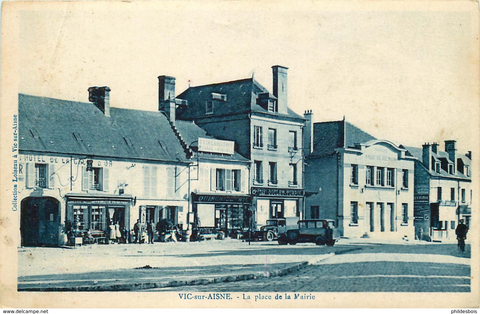 AISNE  VIC SUR AISNE  La Place De La Mairie - Vic Sur Aisne