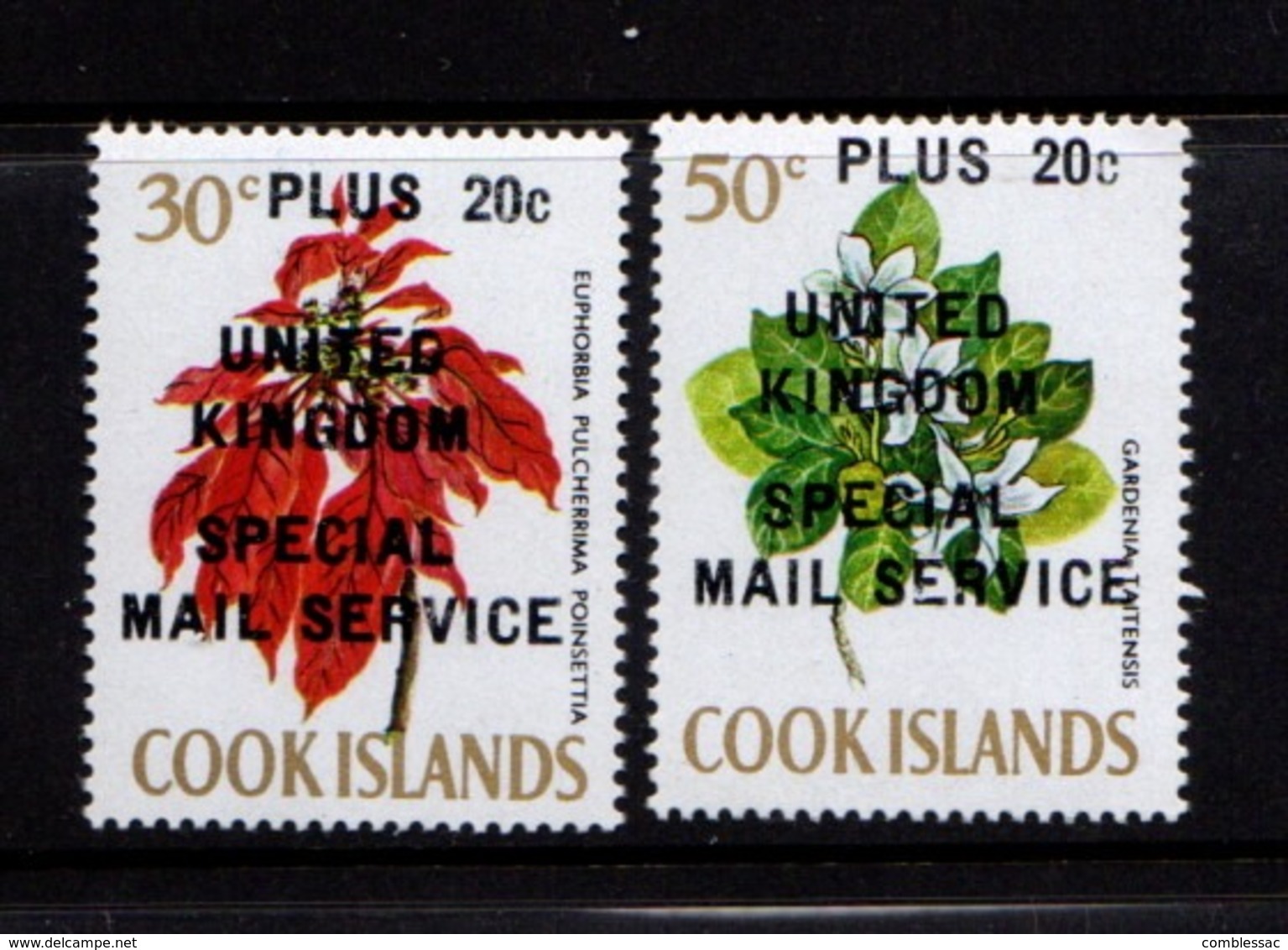 COOK  ISLANDS    1971    1967  Stamps    Surcharged    Set  Of  2    MNH - Cookeilanden