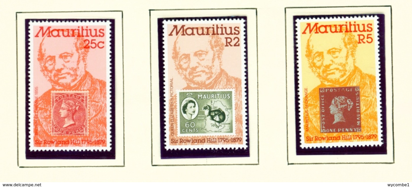 MAURITIUS - 1979 Rowland Hill Set Unmounted/Never Hinged Mint - Mauritius (1968-...)