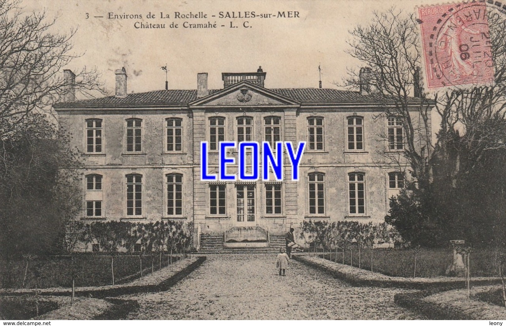 CPA De SALLES Sur MER   (17) -  CHATEAU De CRAMAHE -  N° 3 L.C. 1906 P - Autres & Non Classés