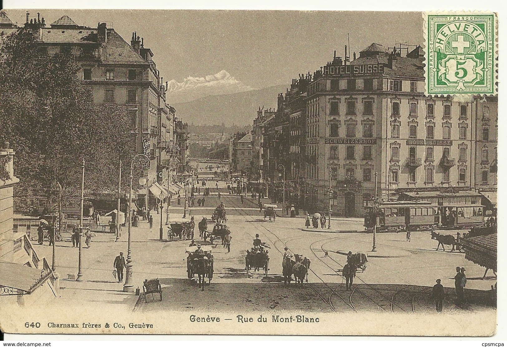 GENEVE / RUE DU MONT BLANC - Genève