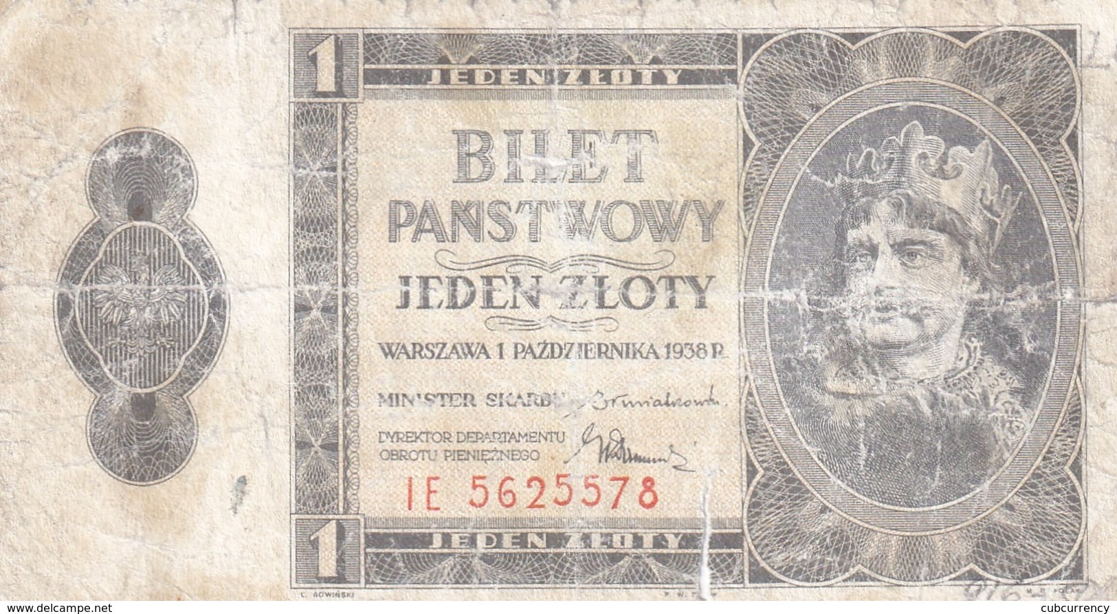 Poland 1 Zloty 1938 - Polonia