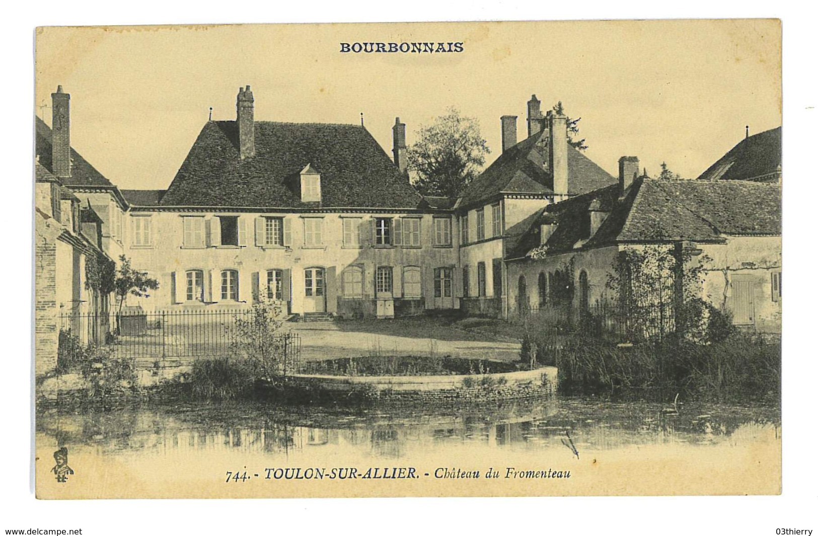 CPA 03 TOULON-SUR-ALLIER CHATEAU DE FROMENTEAU - Autres & Non Classés