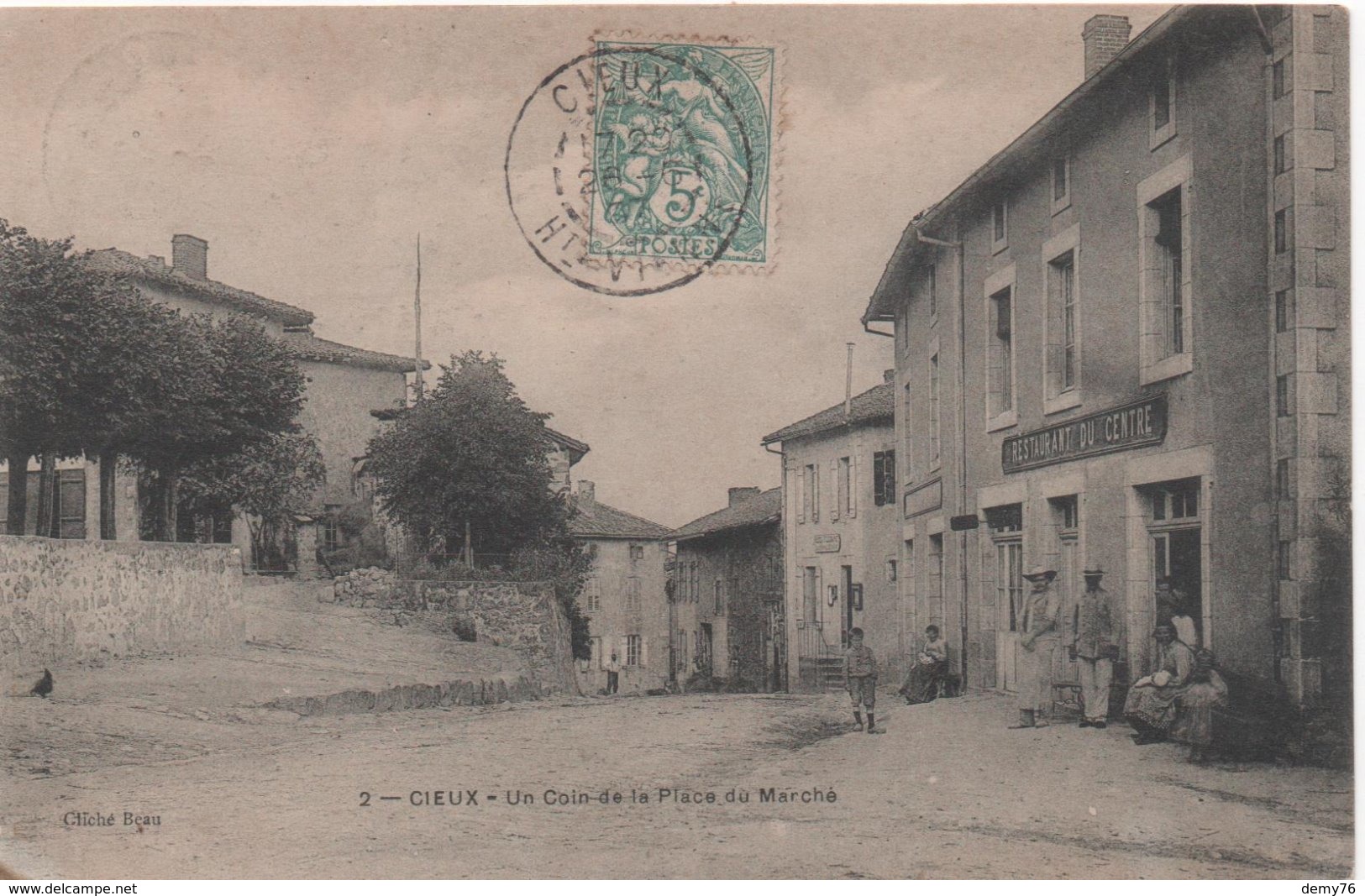 CIEUX Un Coin De La Place Du Marché - Autres & Non Classés