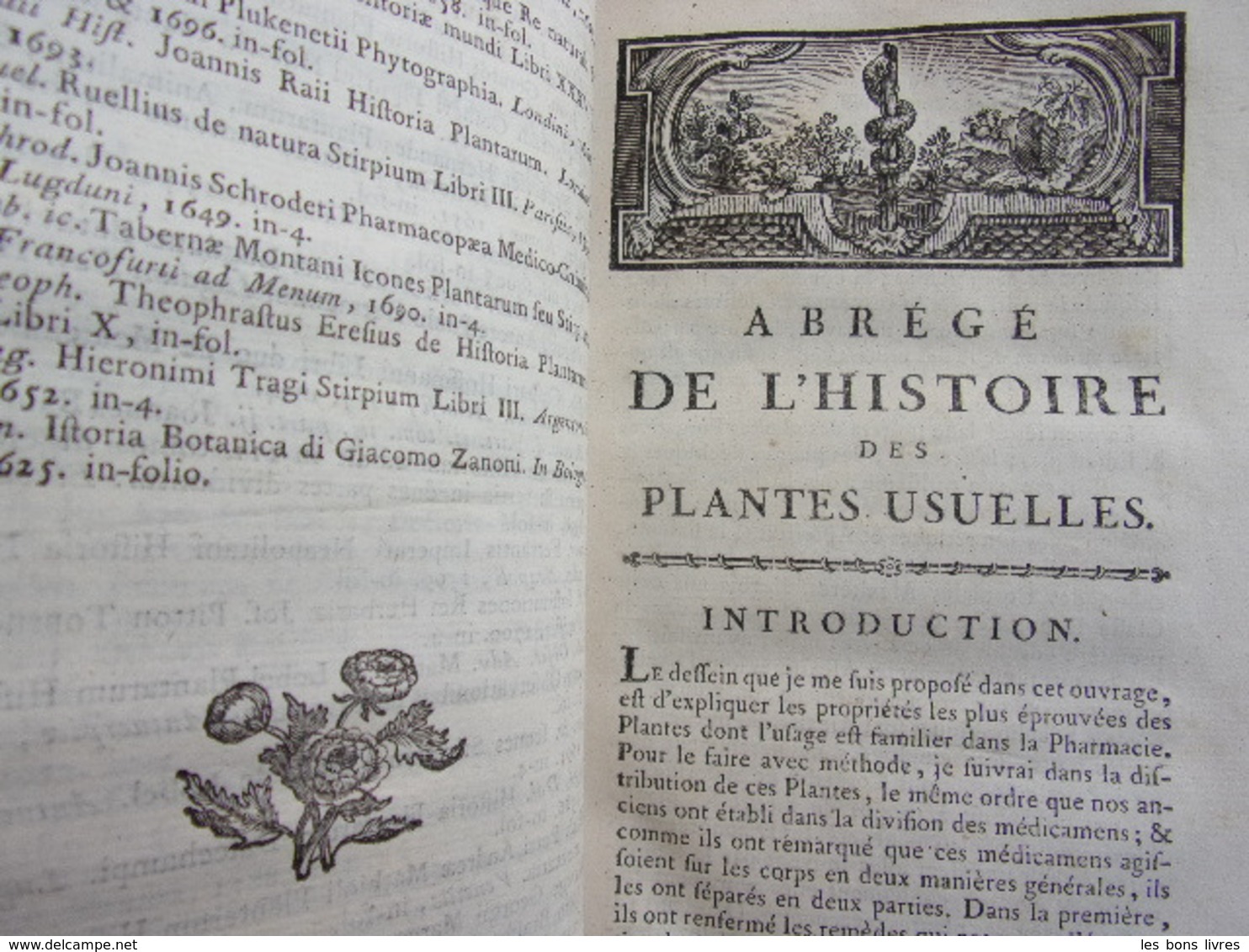 Médecine. Jean-Baptiste Chomel. Abrégé De L'histoire Des Plantes Usuelles 1782 - Tot De 18de Eeuw