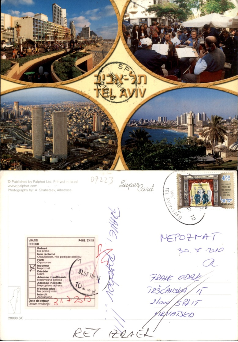 TEL AVIV,ISRAEL POSTCARD - Israel