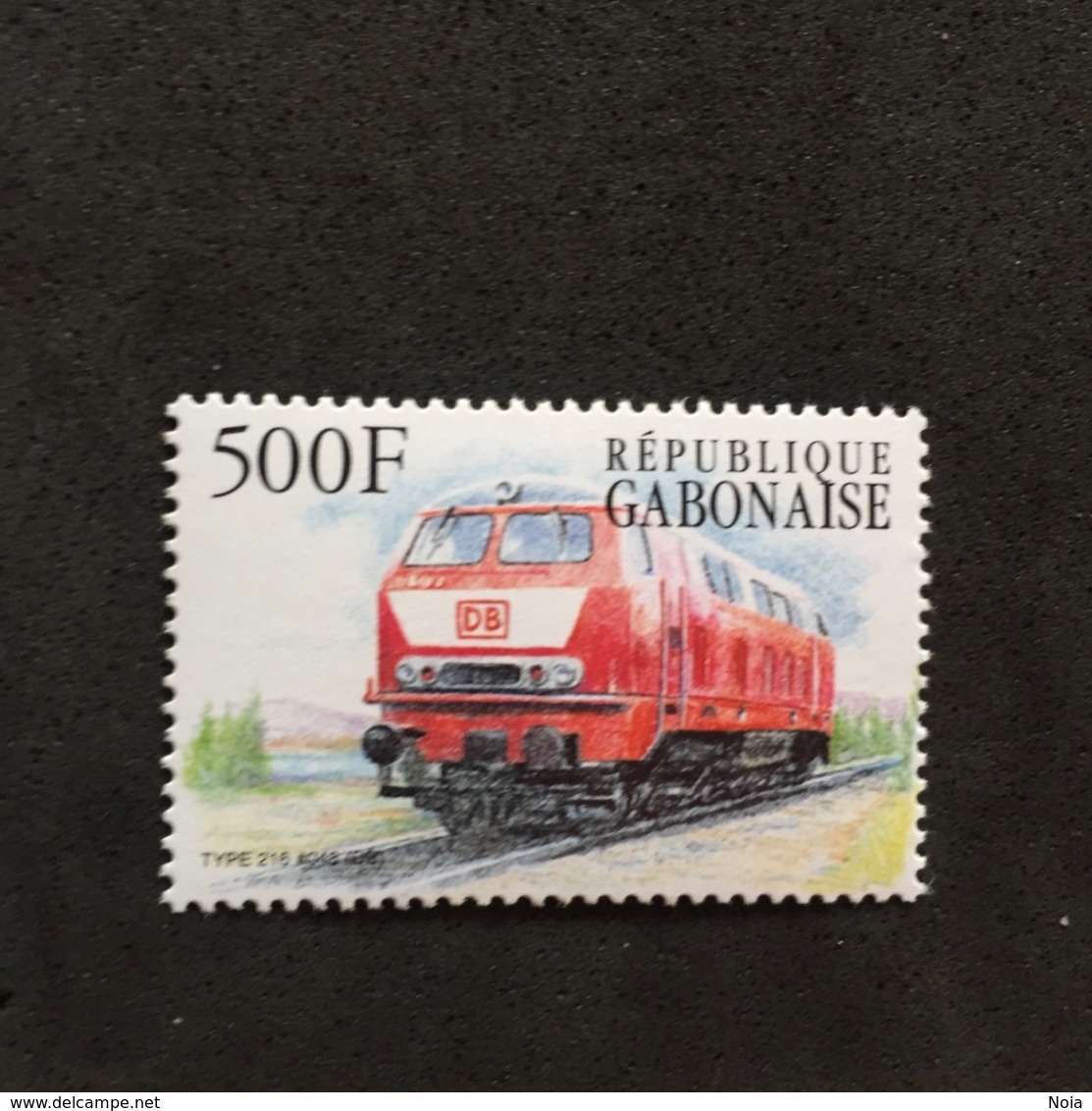 GABONESE REPUBLIC. MNH. TRAINS. 5R1004D - Trenes