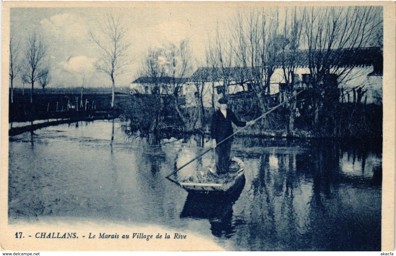 CPA CHALLANS - Le Marais Au Village De La Rive (167499) - Challans