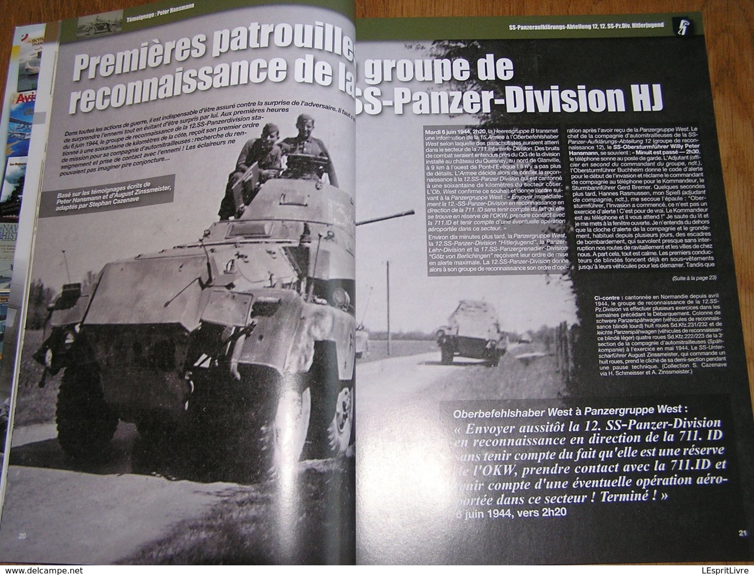 NORMANDIE 44 N° 3 Guerre 40 45 Débarquement Pathfinders Big Red 1 Flak Hitlerjugend Panzer Division SS Utah Beach Canada