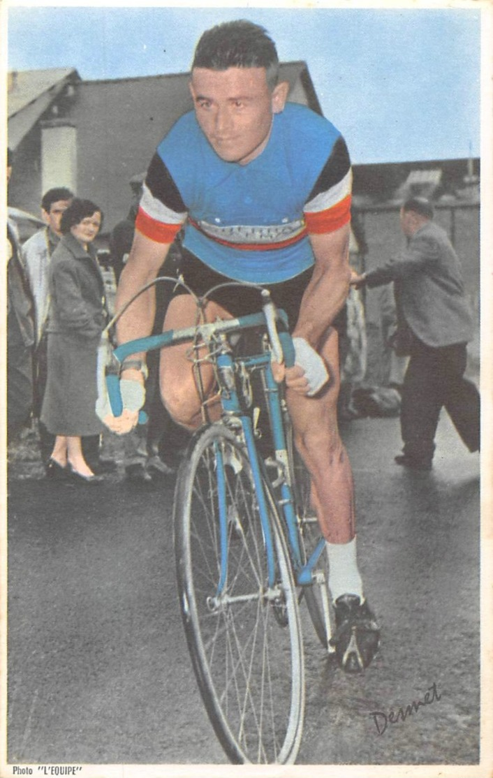 SPORT // CYCLISME-- PHOTO "L 'EQUIPE" 176X113 // - Cycliste Belge Gilbert Desmet - Cyclisme