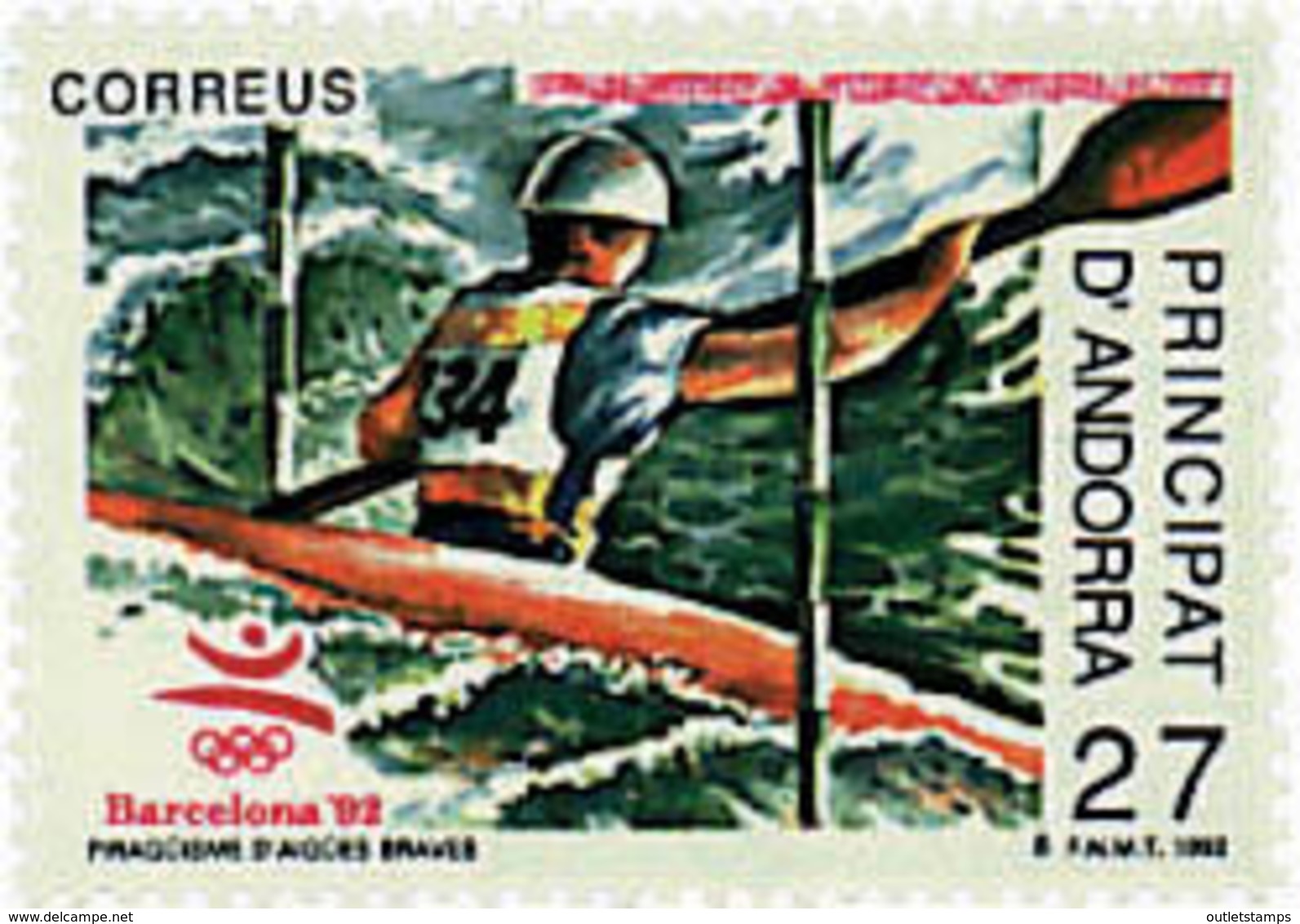 Ref. 65248 * NEW *  - ANDORRA. Spanish Adm. . 1992. GAMES OF THE XXV OLYMPIAD. BARCELONA 1992. 25 JUEGOS OLIMPICOS VERAN - Neufs