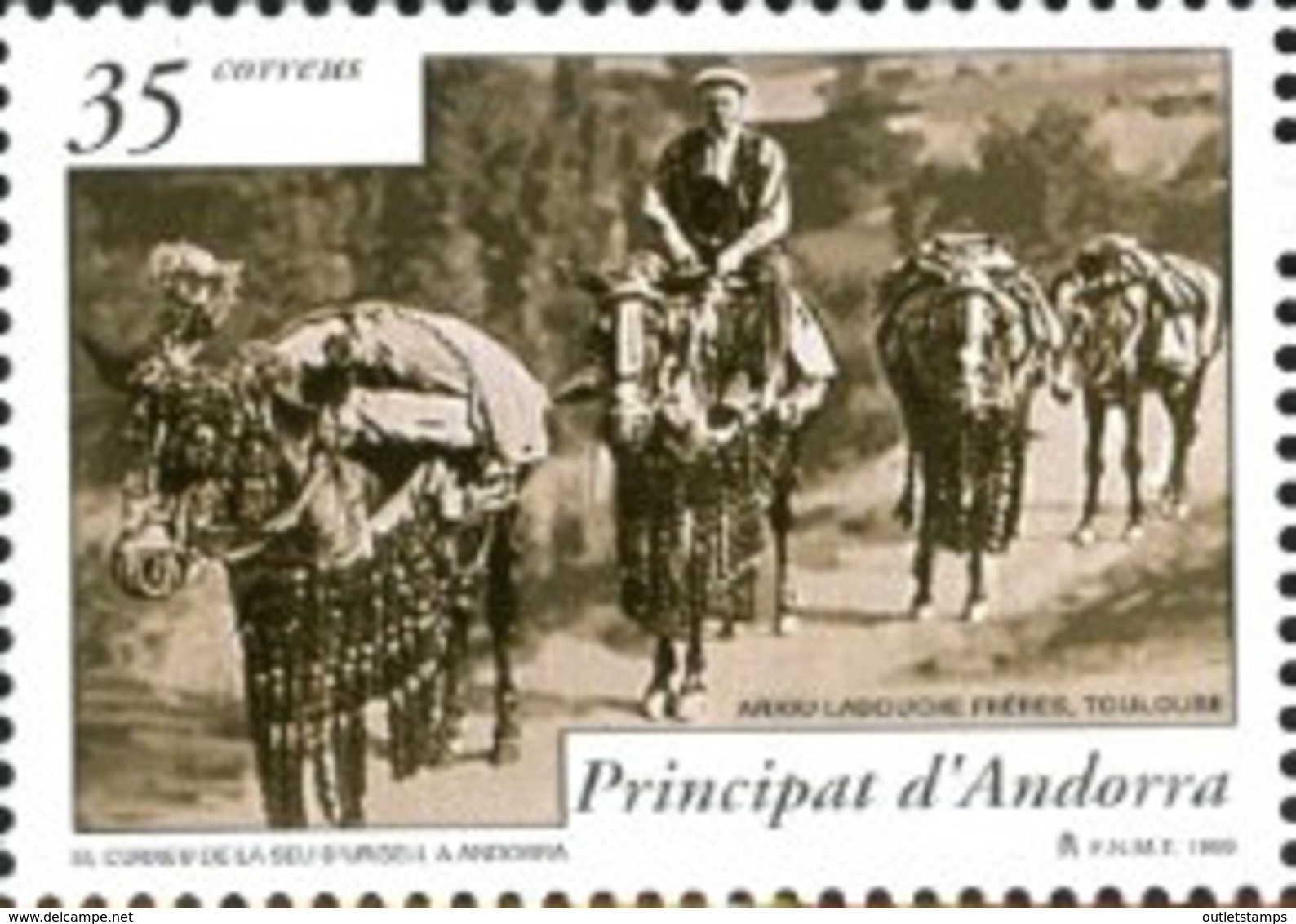 Ref. 119526 * NEW *  - ANDORRA. Spanish Adm. . 1999. POSTAL HISTORY. HISTORIA POSTAL - Neufs