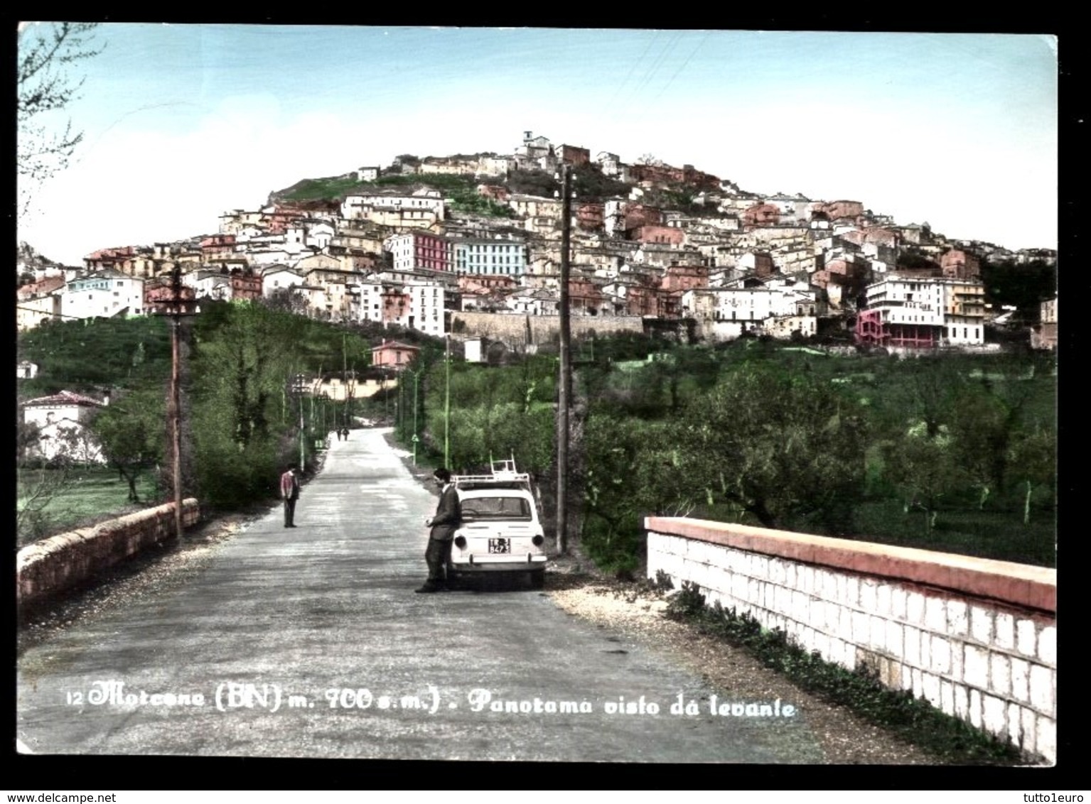 MORCONE - BENEVENTO - 1971 - PANORAMA VISTO DA LEVANTE - Benevento