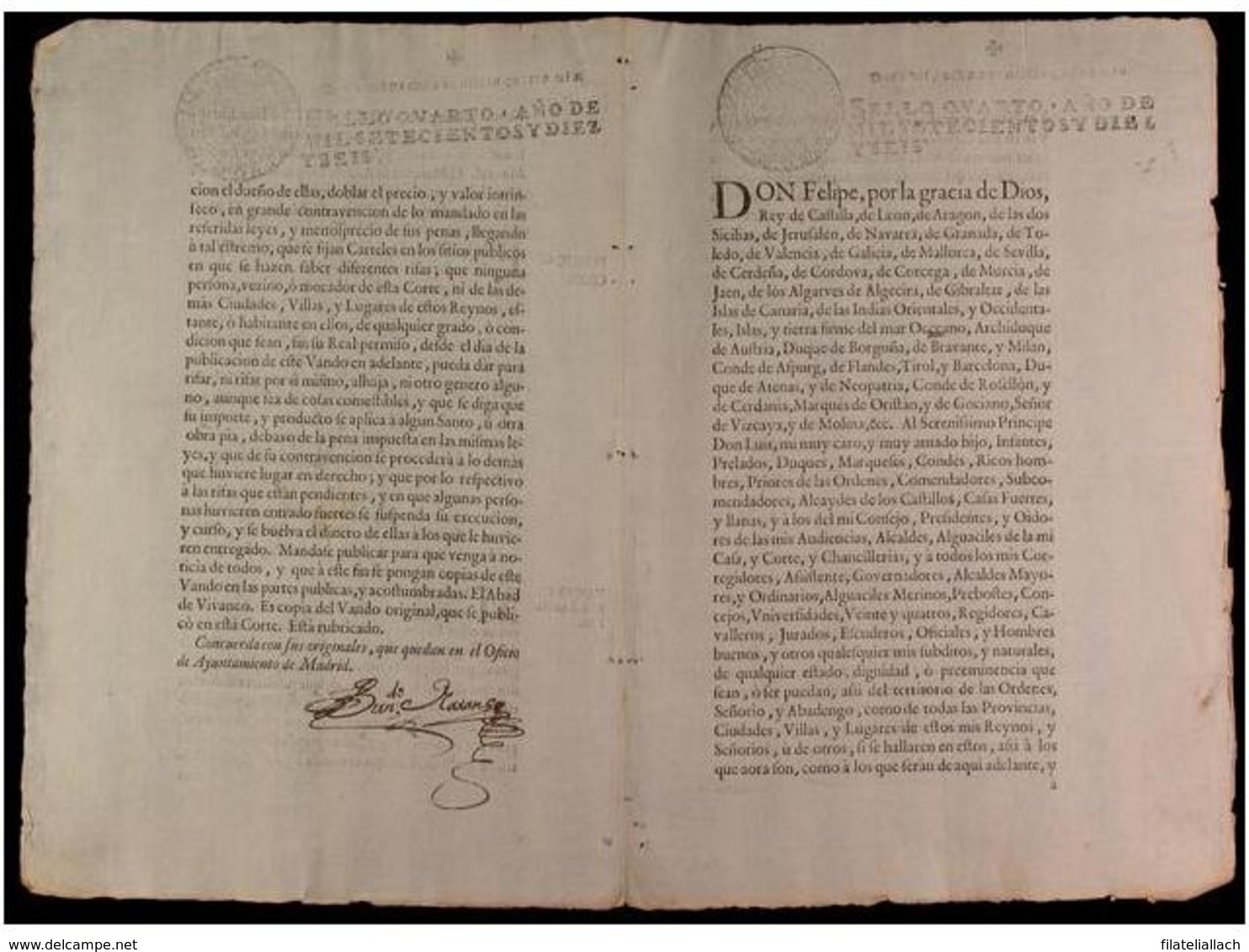 SPAIN. OLD DOCUMENTS - Sonstige & Ohne Zuordnung