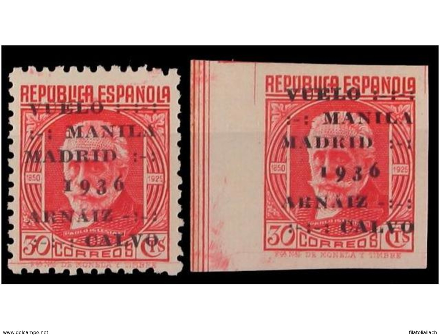 SPAIN: II REPUBLICA 1931-1939 - Sonstige & Ohne Zuordnung