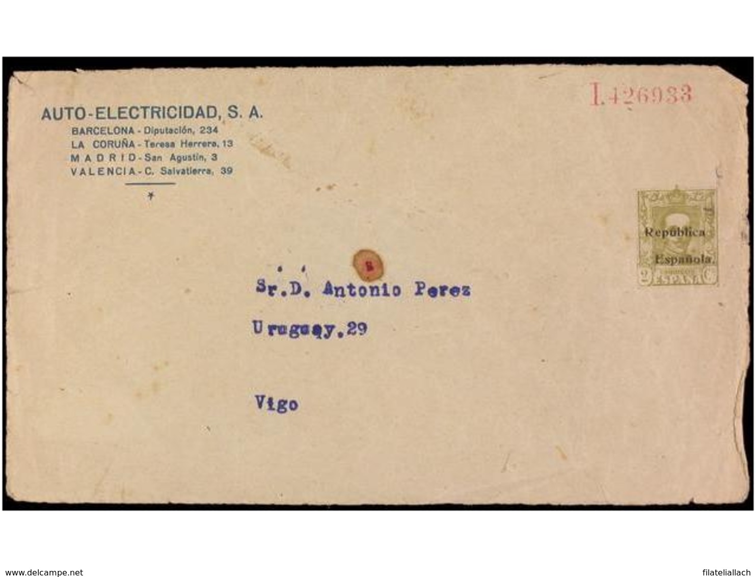 SPAIN POSTAL STATIONERY: PRIVATE COMPANIES - Altri & Non Classificati