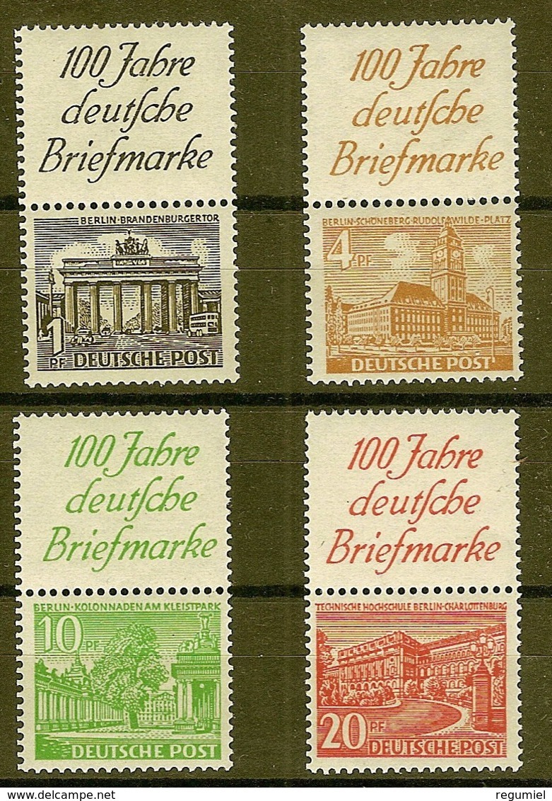 Berlin   28.29.33 Y 35 **.MNH 1949 - Ungebraucht