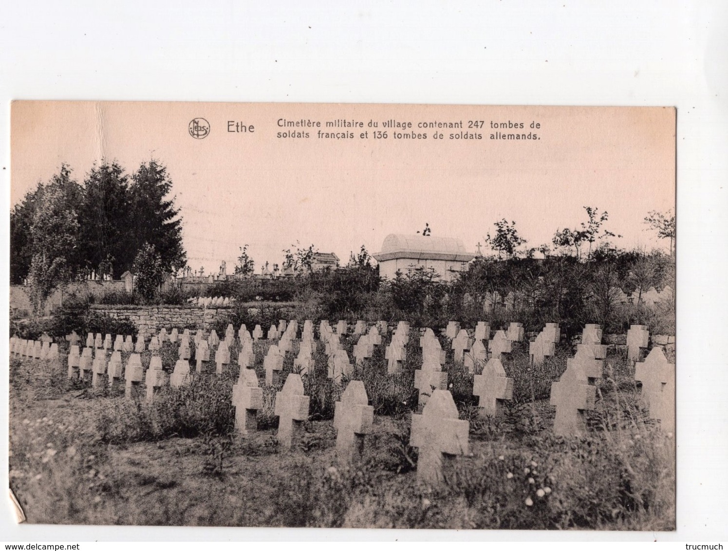 ETHE - Cimetière Militaire - Tombes De Soldats Français Et Allemands ... MILITARIA - Virton