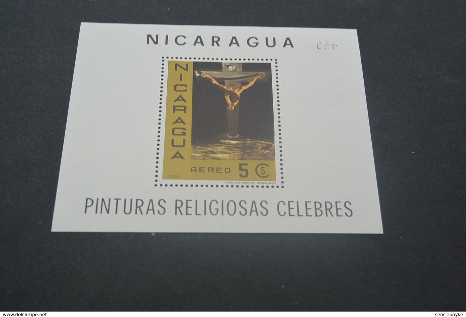 K21263 - Bloc MNH Nicaragua - 1968 - Religious Painting - Dali - Paintings