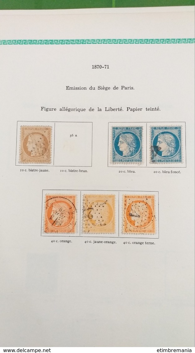 LOT N° 1073  FRANCE lot d'anciens beau/ 2eme choix  a tres beau forte cote