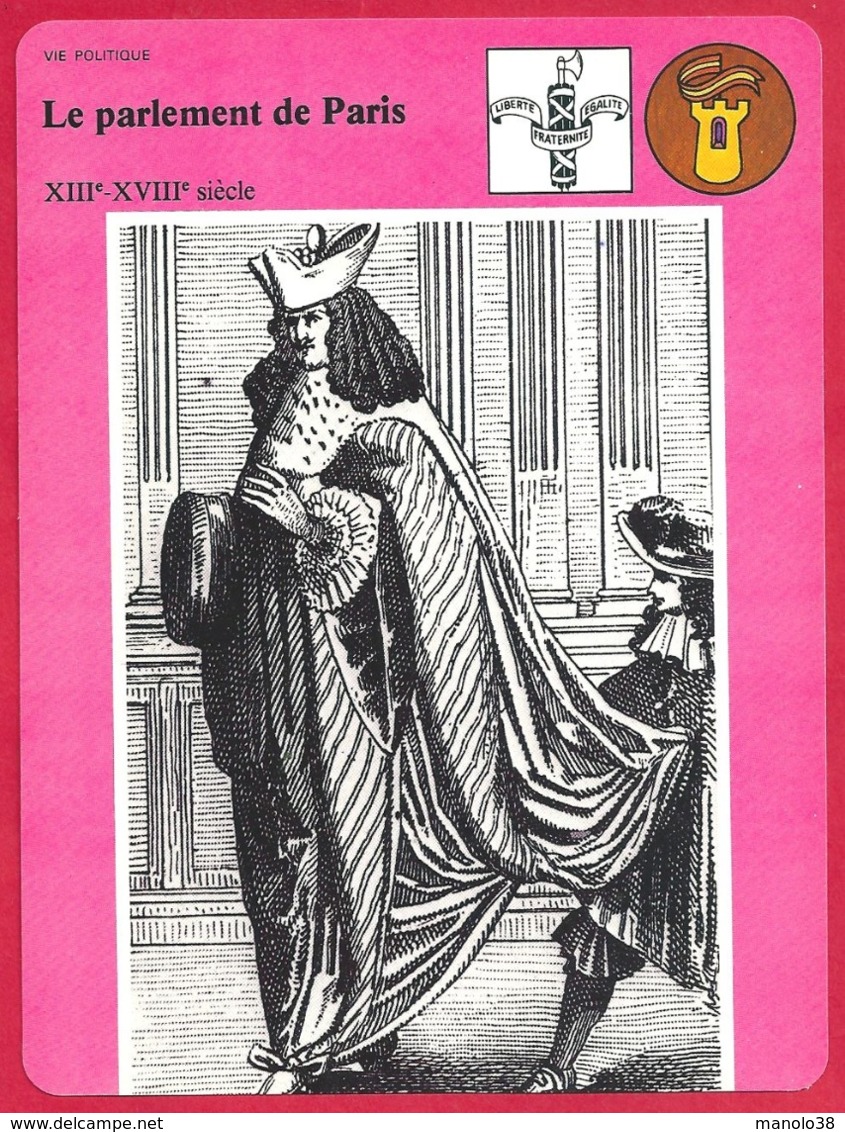 Le Parlement De Paris. Important Corps Intermédiaire. Trois Chambres. - Histoire