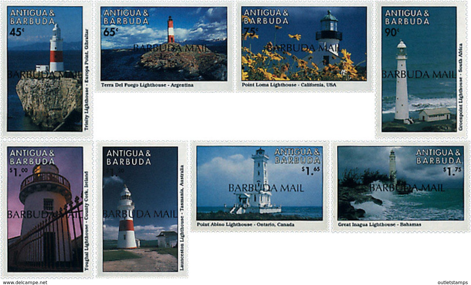 Ref. 50318 * NEW *  - BARBUDA . 1999. LIGHTHOUSES OF THE WORLD. FAROS DEL MUNDO - Antigua Y Barbuda (1981-...)