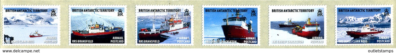 Ref. 272674 * NEW *  - BRITISH ANTARCTIC TERRITORY . 2011. SCIENTIFIC RESEARCH SHIPS. BARCOS DE INVESTIGACION - Nuovi